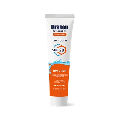 جيل كريم دراكون واقي شمس SPF50+ للبشرة الدهنية والمختلطة - 60 ج