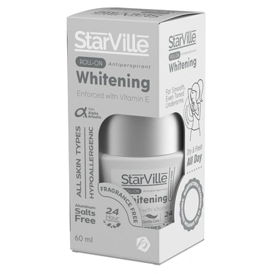 ستارفيل رول للتبييض والحماية من العرق - بدون رائحة - 60 مللي