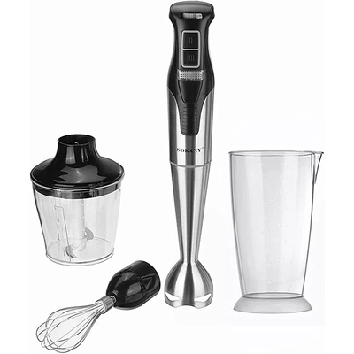 خلاط يدوي 4 * 1 - 1000 وات - أسود - SK-758-4