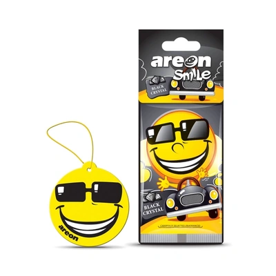 معطر جو للسيارة سمايل - بلاك كرستال