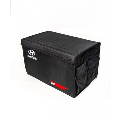 صندوق تخزين منظم لشنطة العربية - هيونداى - أسود