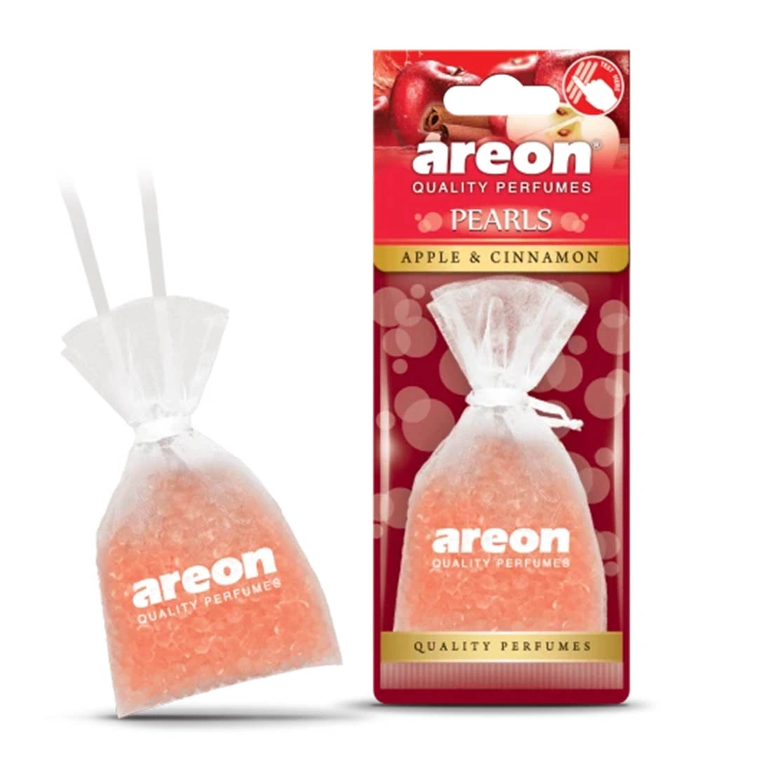 معطر معلق خرز للسيارة - رائحة تفاح و قرفة