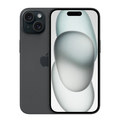 موبيل ايفون 15- 128/6 جيجا - 5G - أسود- IQ-23