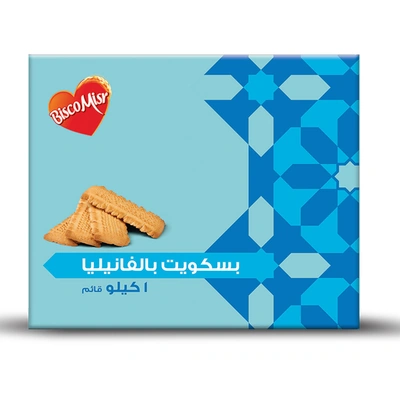 بيسكومصر بسكويت بالفانيليا - 1 كجم