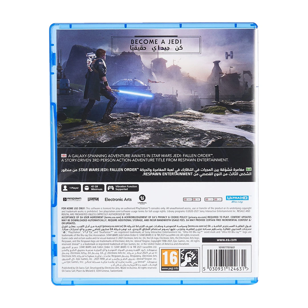 لعبة Starwars Jedi Unsealed - Ps5