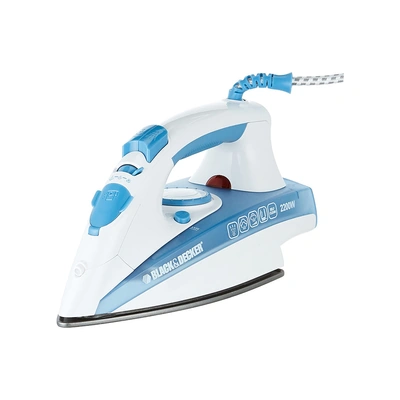 X2000 مكواة بخار - 2200 وات - أبيض/أزرق