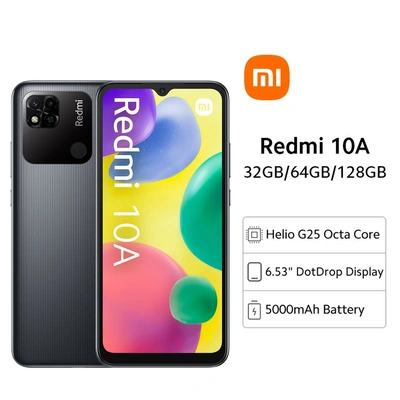 شاومي 10A ريدمي - 32/2 جيجا - شريحتين - 4G - رمادي