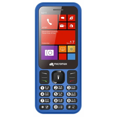 موبايل مايكروماكس S211 - ثنائي الشريحة - أزرق