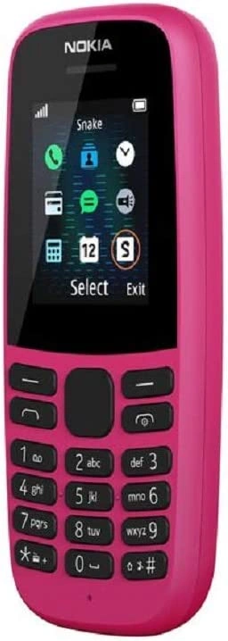 نوكيا 105 - 4/4 جيجا - شريحتين - 2G - بينك