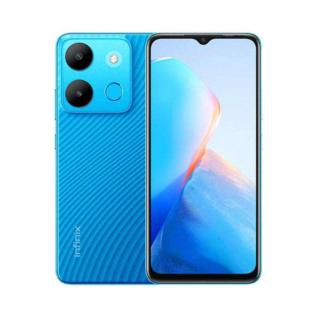 إنفينيكس Smart 7 موبايل - 64/4 - شريحتين - 4G - أزرق - tb-12