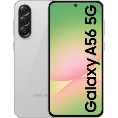 موبايل سامسونج جلاكسي A56 - شريحتين - 5G - 256 / 12 - رمادي فاتح