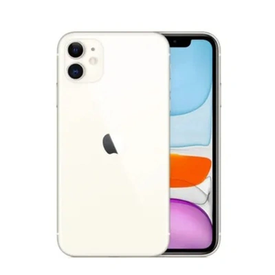 موبايل ايفون 11 - 4/128 جيجا - بشريحتين - 4G - أبيض - TB-055