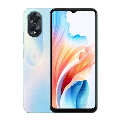 اوبو A18 موبايل - 128/4 جيجا - شريحتين - 4G - أزرق فاتح - tb-18