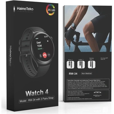 هاينوتيكو ساعة سمارت واتش 4 - أسود - RW-34 - بدون ضمان