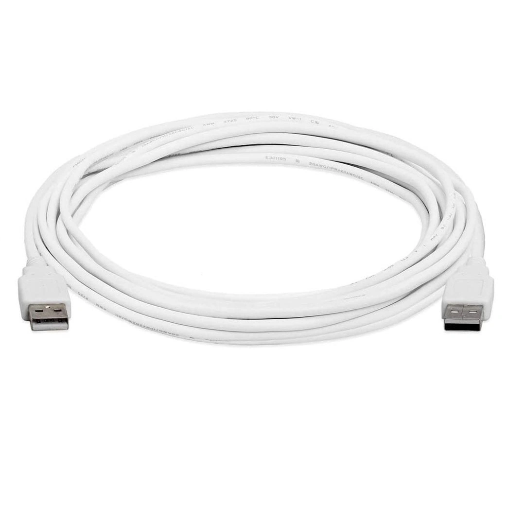 كابل تطويل USB/USB - أبيض