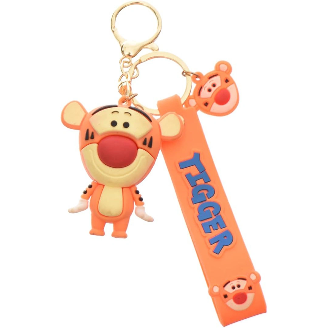 ميدالية مفاتيح سيليكون كبيرة- نمر