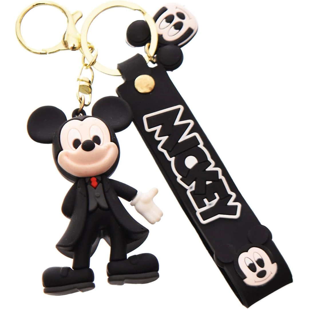 ميدالية مفاتيح سيليكون كبيرة- ميكي بالبدلة