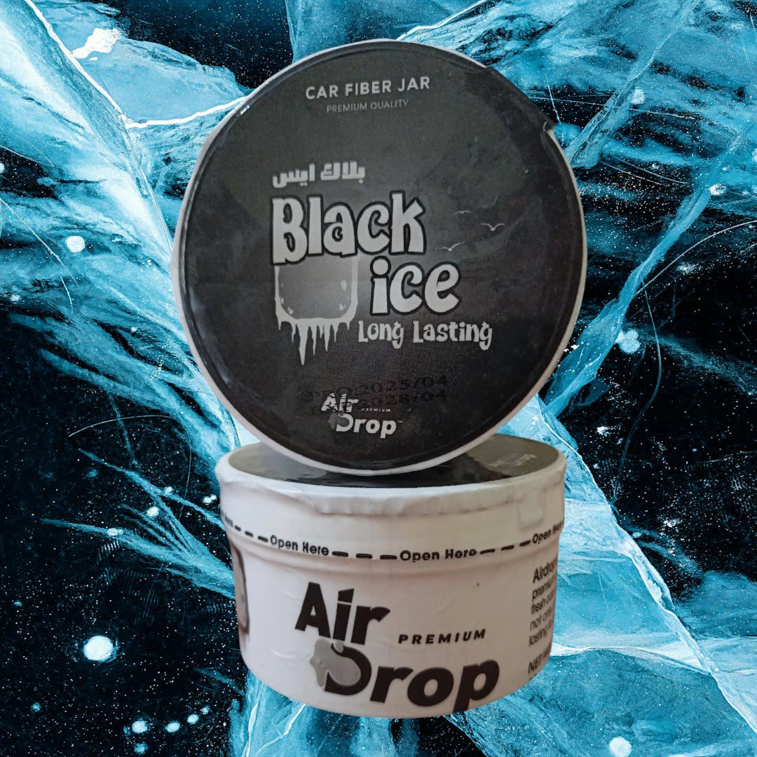 معطر اير دروب جل - بلاك ايس - 80 جرام - يدوم طويلا