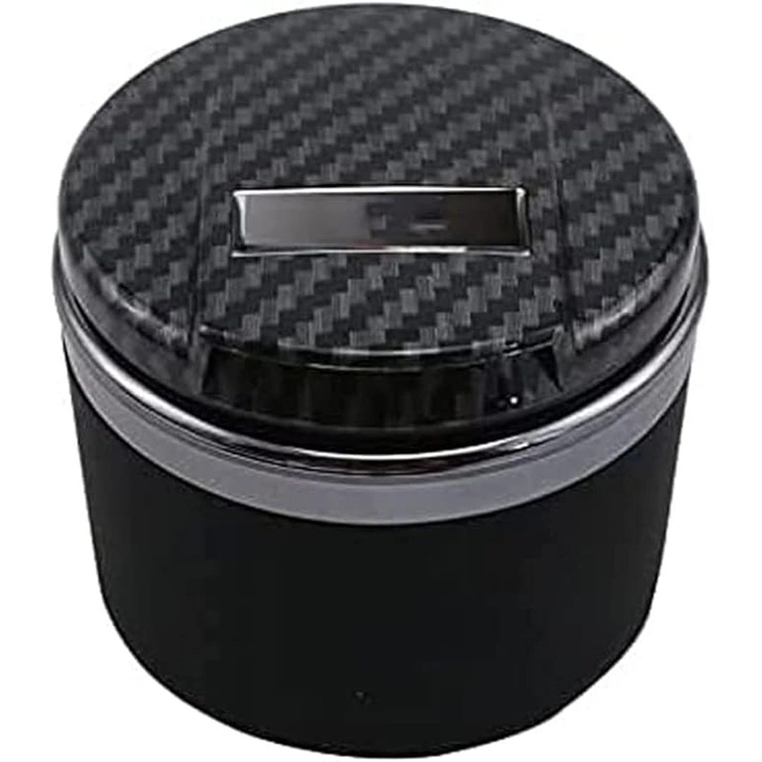 طفاية عربية جسم سيراميك من الداخل واضاءة ليد - كربون