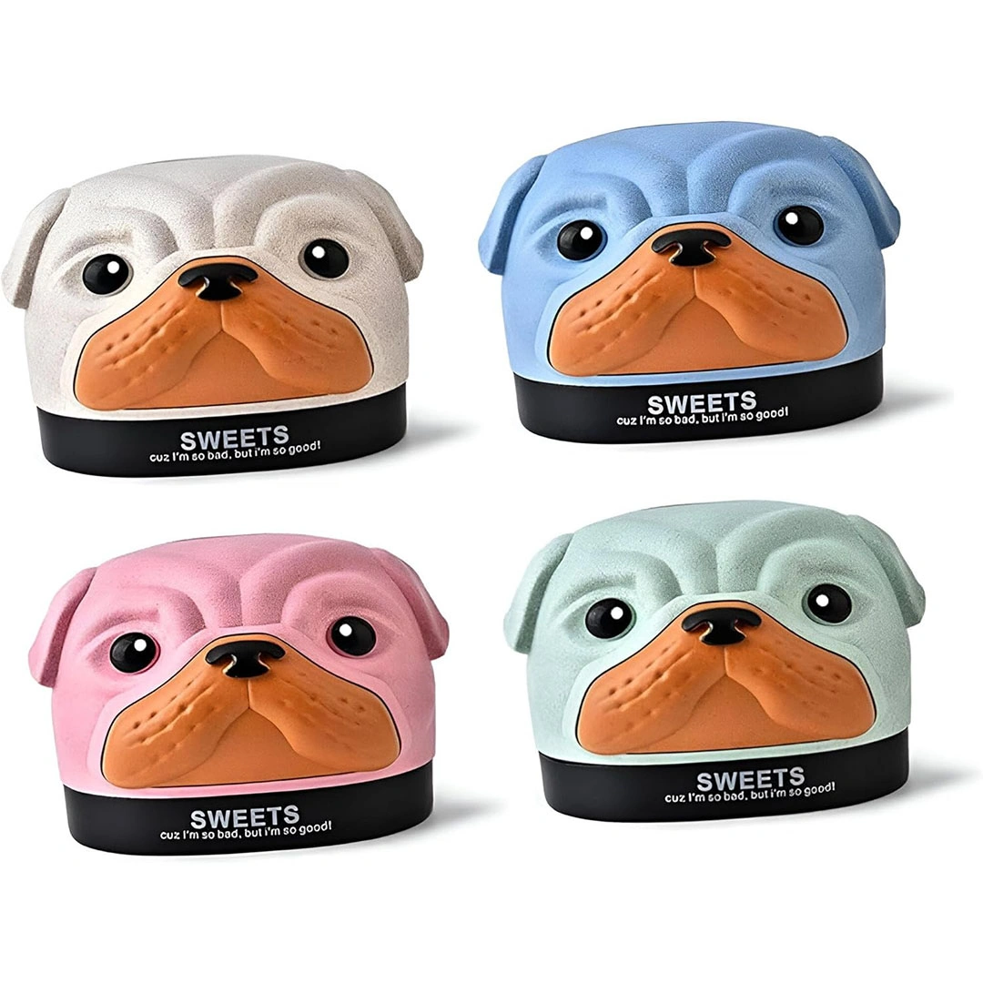 صندوق مناديل مبتكر على شكل كلب لسطح المكتب والسيارة - متعددة الاوان