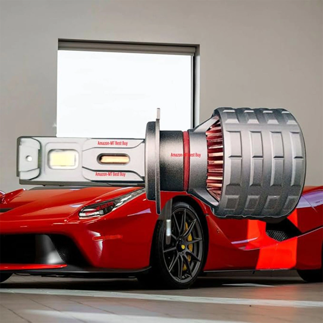 طقم ليد للسيارة قوي - كانبس -120وات - H7