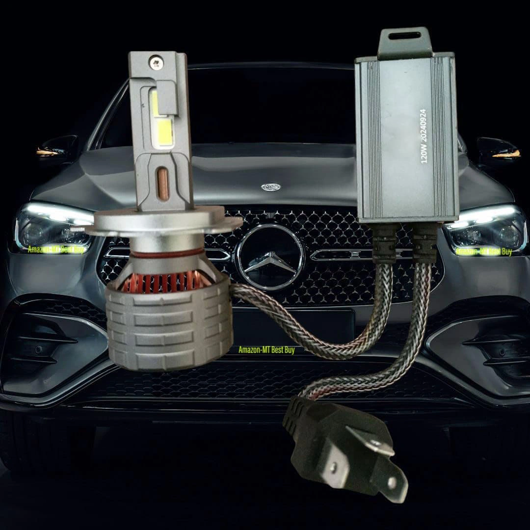 طقم ليد للسيارة قوي -كانبس -120وات - H4