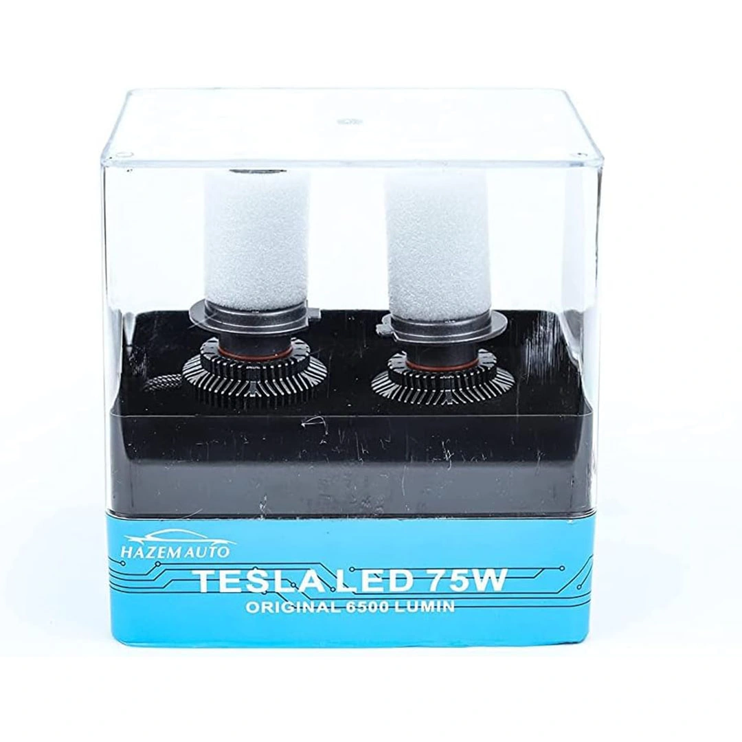 طقم ليد سيارات تيسلا 75 وات -H7