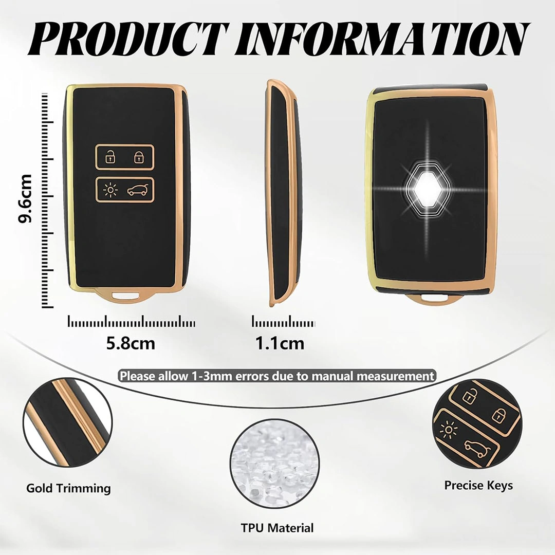 جراب ريموت سيليكون TPU - رينو ميجان كيليوس كادجر كليو دوستر