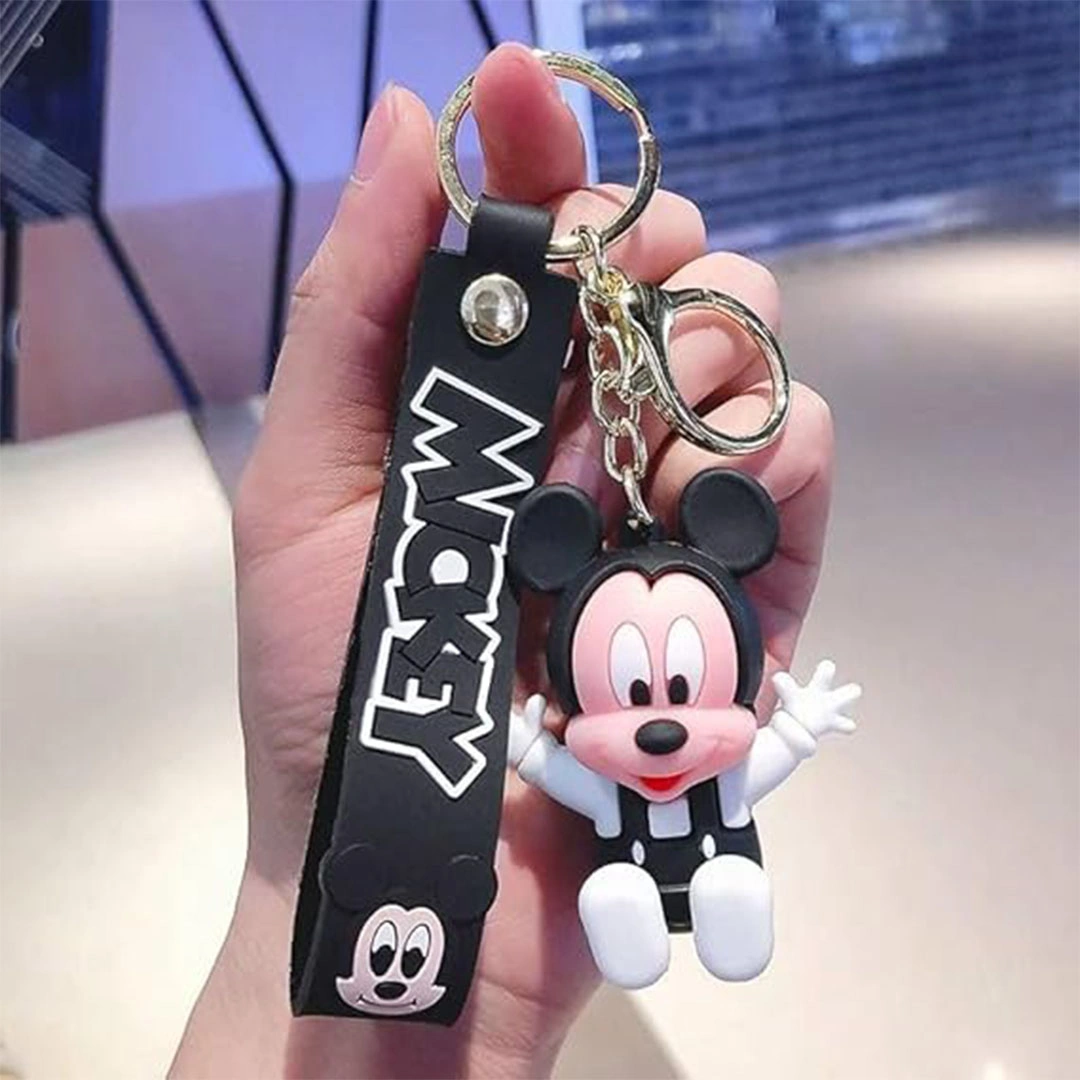 ميدالية مفاتيح سيليكون كبيرة- ميكي