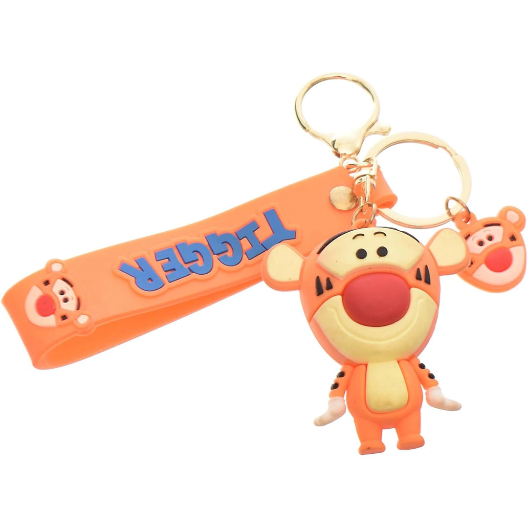 ميدالية مفاتيح سيليكون كبيرة- نمر