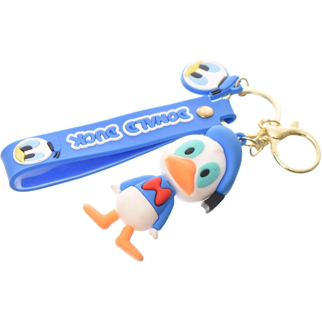 ميدالية مفاتيح سيليكون كبيرة- بطوط ازرق