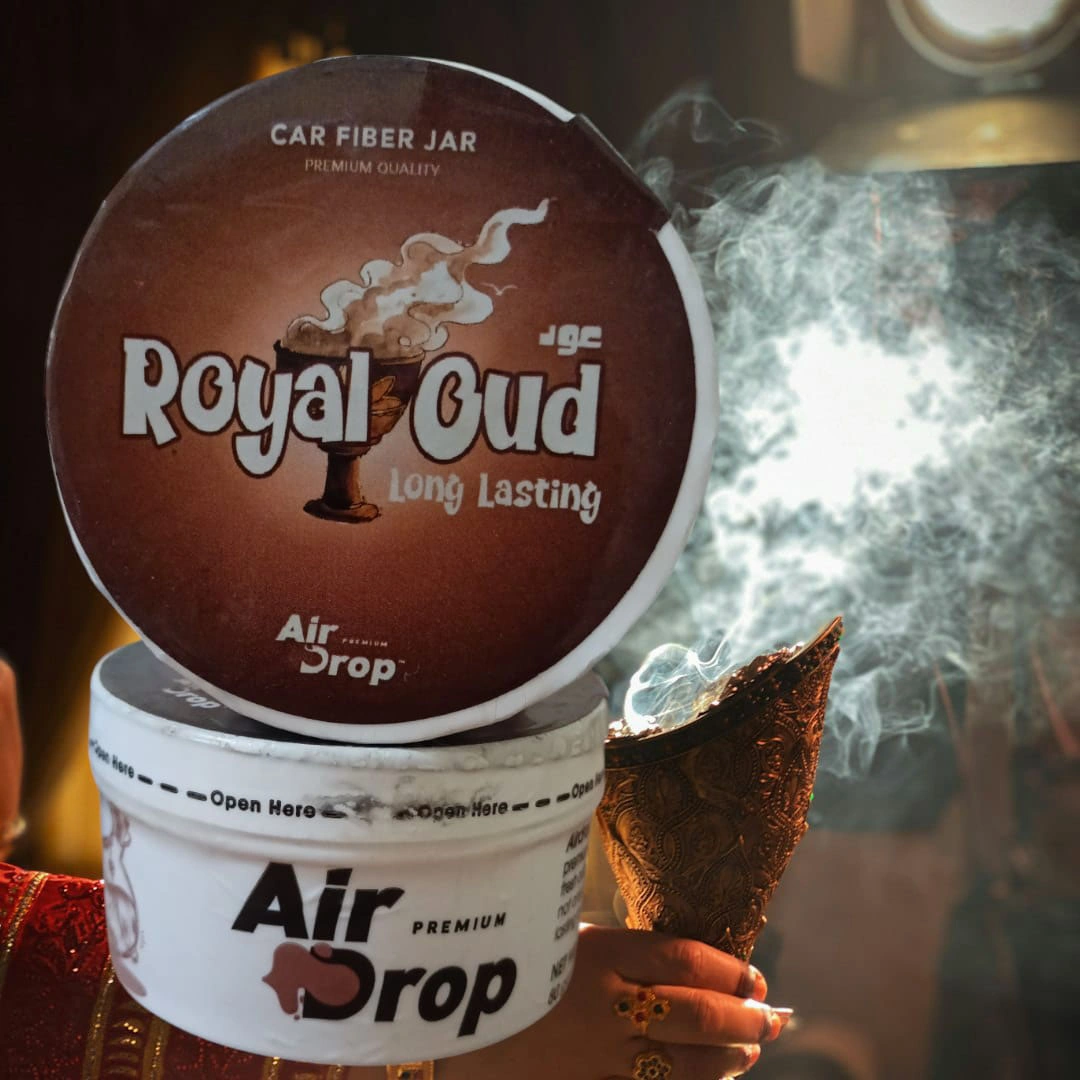 معطر اير دروب جل - عود - 80 جرام - يدوم طويلا