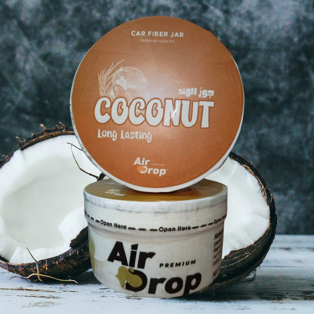 معطر اير دروب جل - جوز هند - 80 جرام - يدوم طويلا