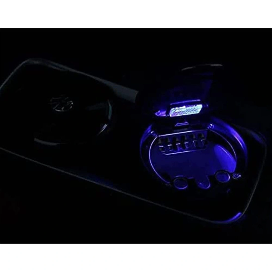 طفاية عربية جسم سيراميك من الداخل واضاءة ليد - كربون