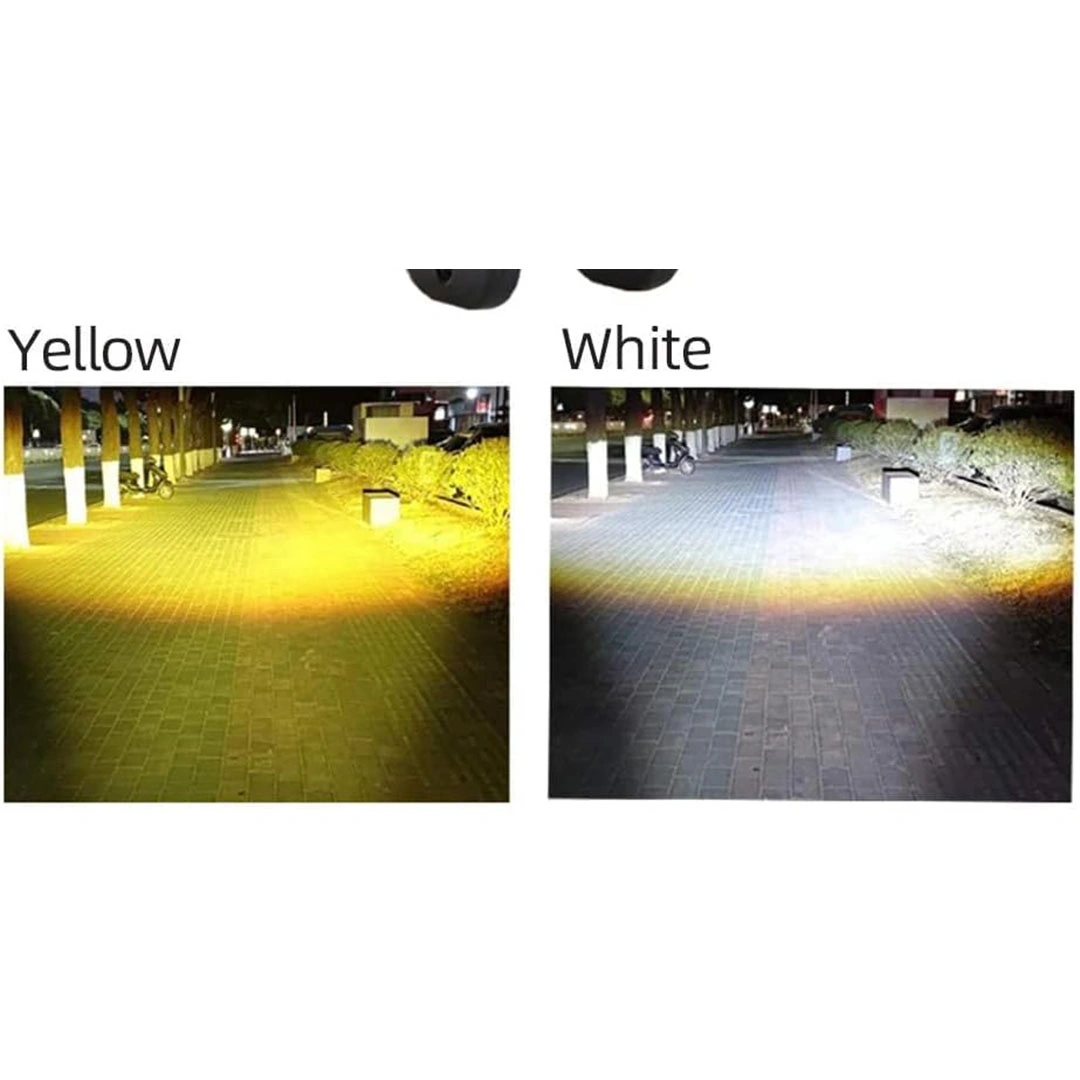 ليد بار 4 عدسة قوي جدا سهل التركيب جسم معدني - 3 مود اضاءة