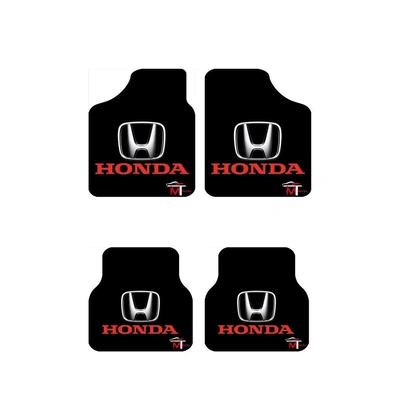 دواسة للسيارة - هوندا - 4 قطع - أسود