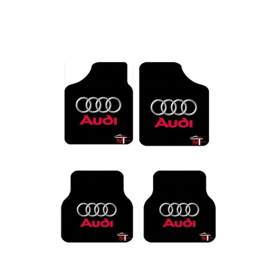 دواسة للسيارة - أودي - 4 قطع - أسود