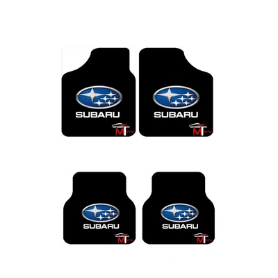 دواسة للسيارة - سوبارو - 4 قطع - أسود