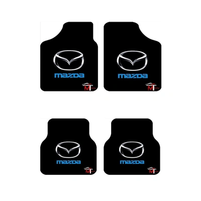دواسة للسيارة - مازدا - 4 قطع - أسود