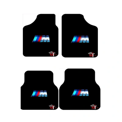 دواسة للسيارة - بي ام دبليو - 4 قطع - أسود