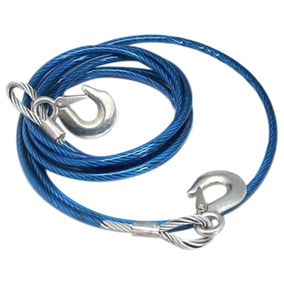 كابل سحب السيارات - 4 متر - أزرق