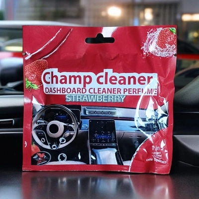 اسفنجة لتلميع تابلوه السيارة - برائحة الفراولة