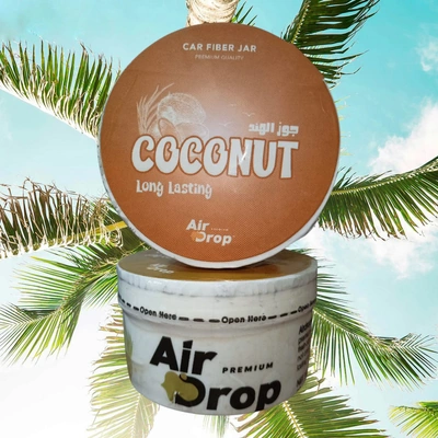 معطر اير دروب جل - جوز هند - 80 جرام - يدوم طويلا