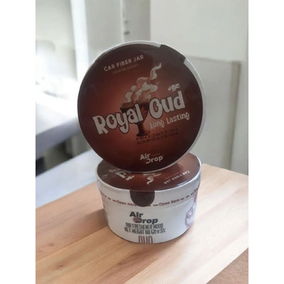 معطر اير دروب خشبي - عود - 80 جرام - يدوم طويلا