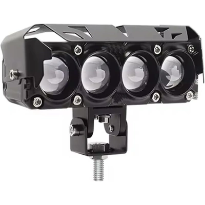 ليد بار 4 عدسة قوي جدا سهل التركيب جسم معدني - 3 مود اضاءة