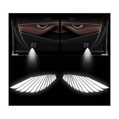 كشاف لوجو باب سياره - 2 قطعة - جناح