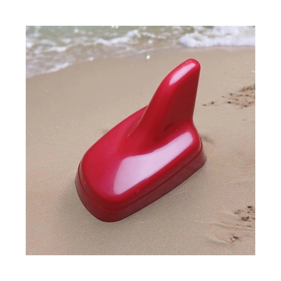 اريال هوائي للسيارة بلاستيك - شكل زعنفة القرش - أحمر