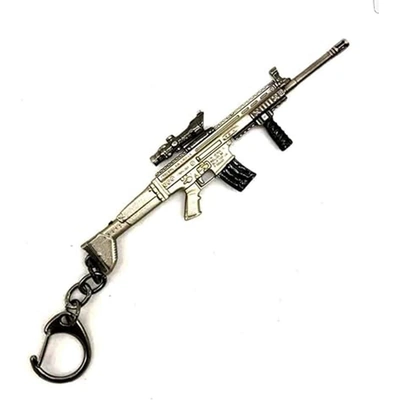 سلسلة مفاتيح معدنية مسدس بابجي سكار