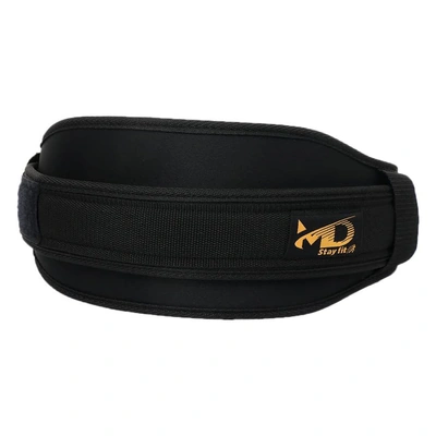حزام جيم لرفع الاثقال من قماش متين داعم لفقرات الظهر - M