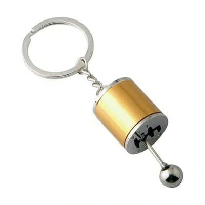 ميدالية مفاتيح السيارة علي شكل فتيس - ذهبي